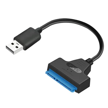 USB 2.0 σε SATA 22pin Καλώδιο Μετατροπέων Προσαρμοστών για 2.5 in HDD SSD Σκληρούς Δίσκους