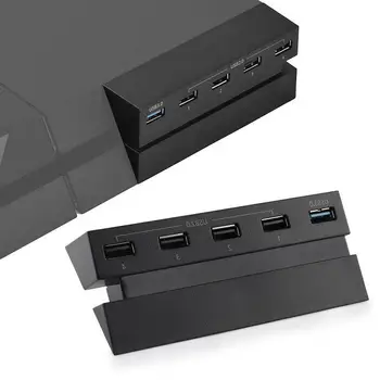 USB Hub Για το PS4 USB 3.0 Έξοχη Ταχύτητα Μεταφοράς Φορτιστής Ελεγκτής Θραυστών Επέκταση ρεύματος Με το Δείκτη των ΟΔΗΓΉΣΕΩΝ 5 Θύρα USB