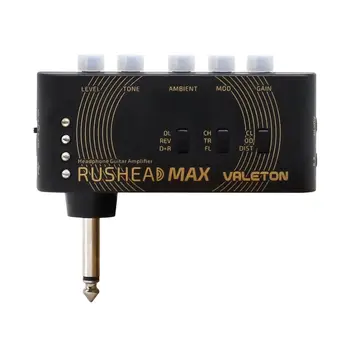 Valeton RH-100 Rushead Max USB Chargable Φορητή Τσέπη Κιθάρα, Μπάσο Ακουστικό Amp Carry-On Υπνοδωμάτιο Plug-In Multi-Effects.