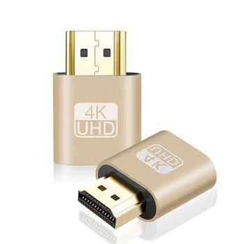 VGA Εικονικό Προσαρμογέα Οθόνης συμβατό με HDMI 1.4 DDC EDID Dummy Plug Ακέφαλο Φάντασμα Επίδειξη Emulator Κάρτα Βίντεο Πιάτου Κλειδαριών
