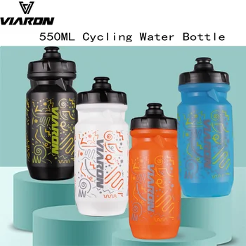 VIARON 550ML Ποδηλασία Δρόμου Μπουκάλι Νερό Απόδειξης Διαρροών Κάτοχος Ποδηλάτων Πόσιμο Ποδήλατο Βουνού Αθλητικό Μπουκάλι Dustproof Κύπελλο Φορητό