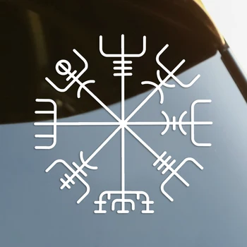 Viking Compass τεμάχισε τις Βινυλίου Decal Αυτοκόλλητη ετικέττα Αυτοκινήτων Αδιάβροχο Αυτόματο Ντεκόρ στο Σώμα Αυτοκινήτων Προφυλακτήρα Πίσω Παράθυρο Lap-top Επιλέξτε Μέγεθος #S60268