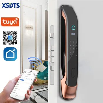 Wifi Έξυπνη Κλειδαριά Πορτών Με το Tuya APP Μακρινά / Βιομετρικών δακτυλικών Αποτυπωμάτων / Έξυπνη Κάρτα / Κωδικό / Κλειδί Ξεκλείδωμα Έξυπνο Ζωή Έξυπνο Σπίτι