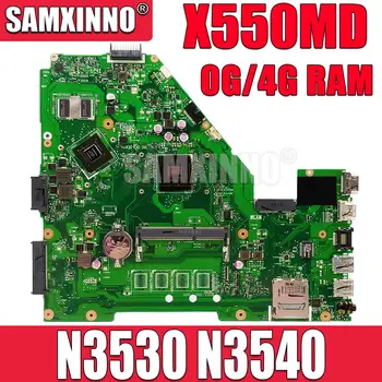 X550MD Μητρικών καρτών Lap-top Για ASUS X550MJ X552M X550M X552MD X552MJ Notebook Mainboard 4GB/0G RAM N3530/N3540 GT820M GT920M