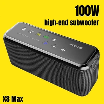 XDOBO X8 Max 100W Φορητοί Ασύρματοι Ομιλητές Bluetooth TWS Subwoofer 2000mAh το Κινητό Τηλέφωνο Μεγάλης περιεκτικότητας Ανεφοδιασμός Ενέργειας εκτάκτου Ανάγκης