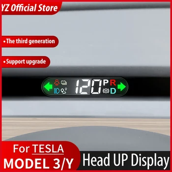 YZ HUD Head-up Display Για το Tesla Car Μοντέλο 3 Μοντέλο Y Αφιερωμένο Ηλεκτρονικής Ψηφιακό Ταχύμετρο Μοντέλο 3 Μοντέλο Y Εξαρτήματα Αυτοκινήτων