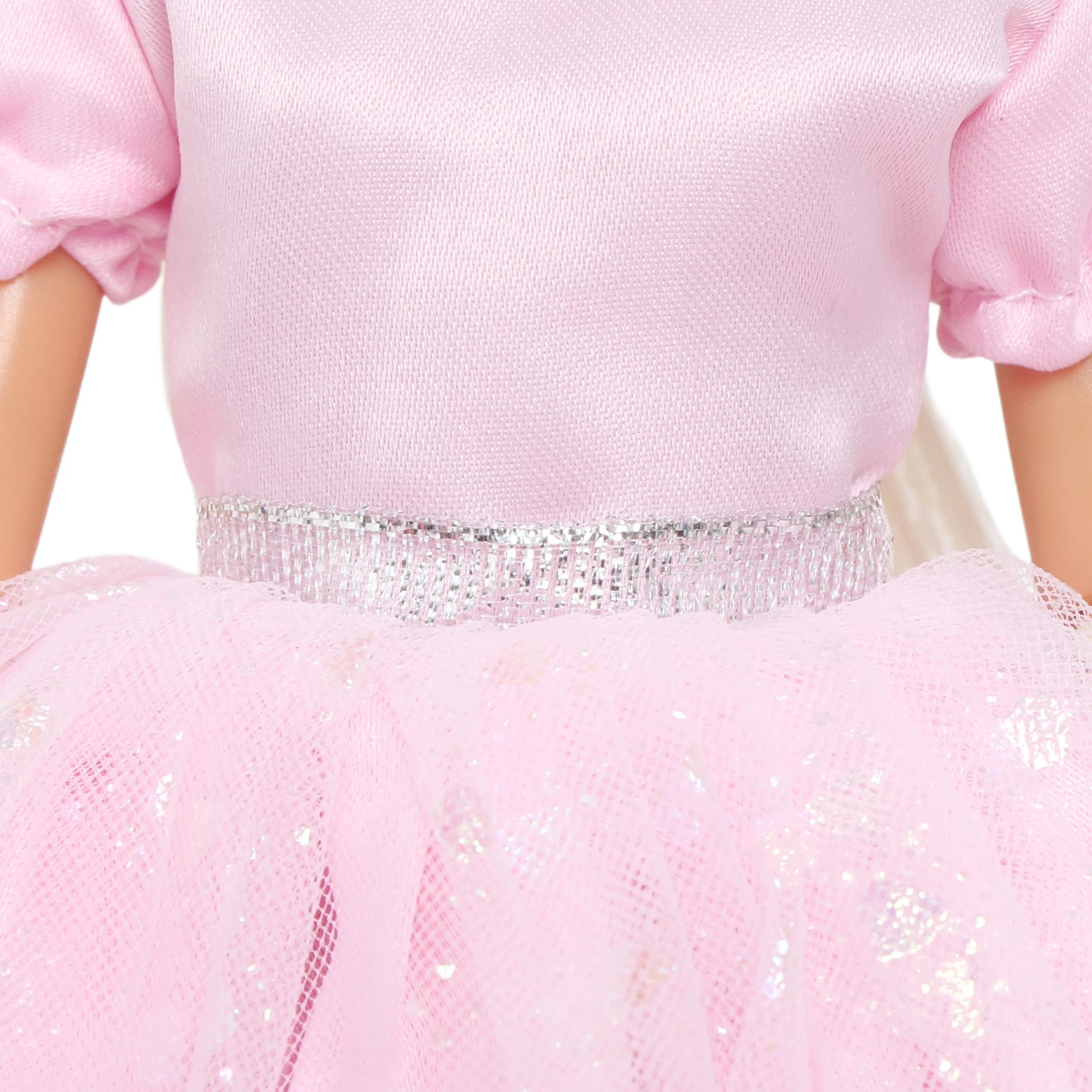 1 Σύνολο Πριγκίπισσα Φόρεμα Κούκλα Φόρεμα Ροζ Γυαλιστερό Καρδιά Εκτυπώστε το Γάμο Φούστα Πάρτι Ρούχα για την Barbie Κούκλα Αξεσουάρ Κορίτσι Παιδιά Δώρο Παιχνιδιών