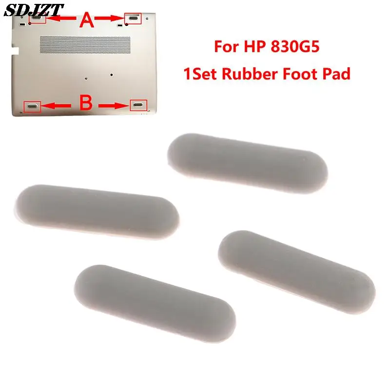 1Set Lap-top Λαστιχένιο Μαξιλάρι Ποδιών Για το HP 830 G5 Αντιολισθητικό Μαξιλάρι Πόδια Κάτω Κάλυμμα της Βάσης Αντικατάσταση