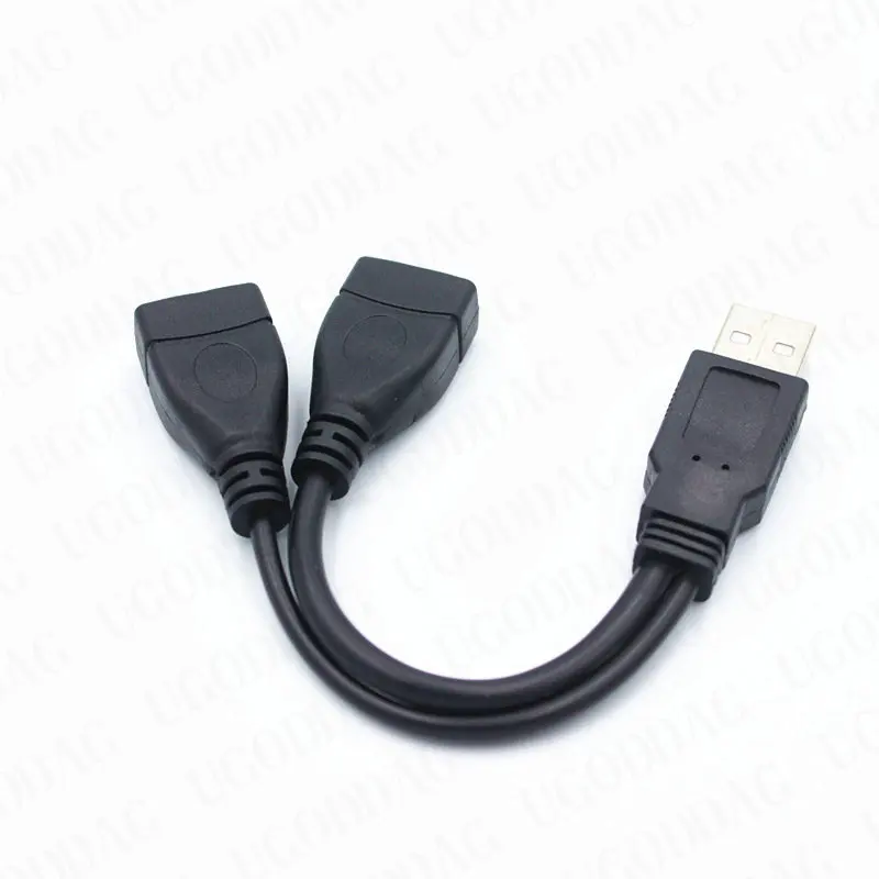 2 Σε 1 Usb2.0 Καλώδιο προέκτασης Αρσενικό στο Θηλυκό Καλώδιο μεταφοράς Δεδομένων USB Καλώδιο Χρέωσης για το Σκληρό Δίσκο Κάρτα Δικτύου Σύνδεσης