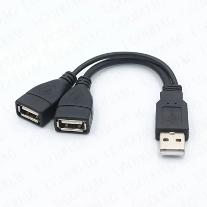 2 Σε 1 Usb2.0 Καλώδιο προέκτασης Αρσενικό στο Θηλυκό Καλώδιο μεταφοράς Δεδομένων USB Καλώδιο Χρέωσης για το Σκληρό Δίσκο Κάρτα Δικτύου Σύνδεσης