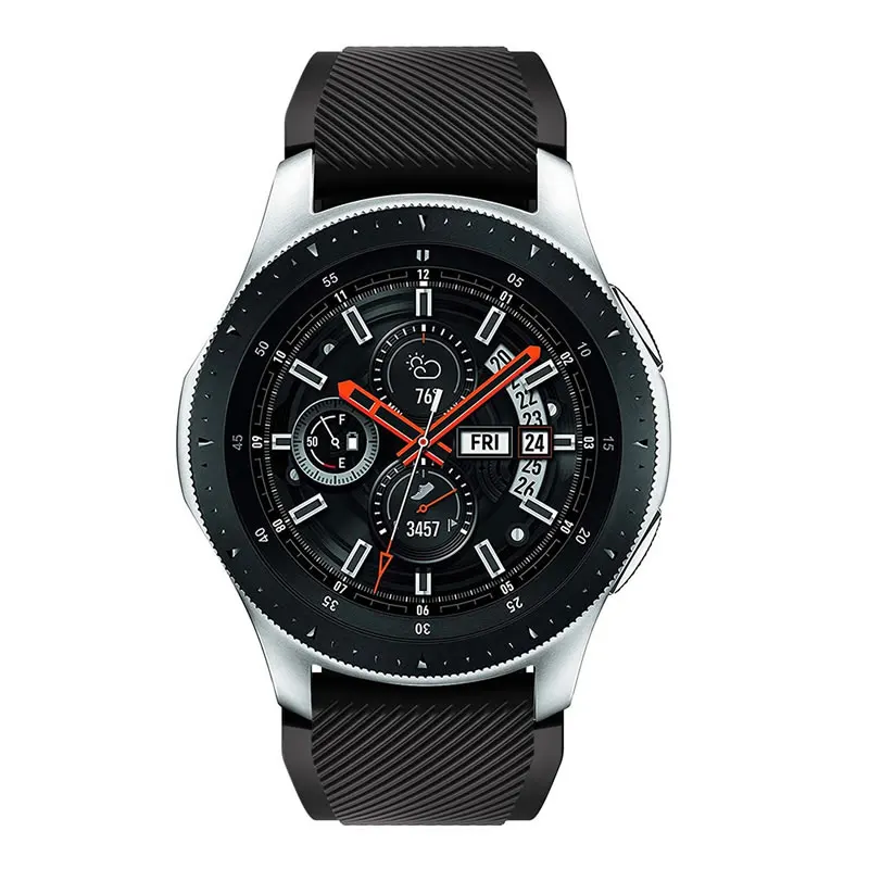 22mm Λουρί Ρολογιών Σιλικόνης Για το Ρολόι της Samsung 3/Εργαλείων S3 Huawei Ρολόι 3/GT2 Pro Αθλητικό βραχιόλι wristband για Amazfit GTR/Στράτος