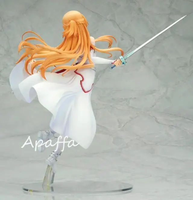 23cm Anime Παιχνίδια Σπαθί Τέχνης Τακτικό Yuuki Asuna Titania Βασίλισσα Νεράιδα PVC Δράση Σχήμα Παιχνιδιών Συλλογή Μοντέλο Κούκλα Δώρο