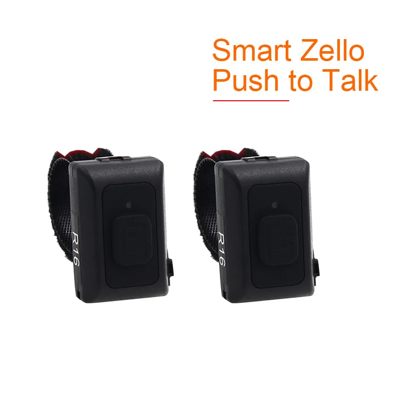 2PCS Ασύρματη Bluetooth Hands-Free R16 PTT την Ομιλούσα ταινία walkie Κουμπί Για το Android Με το iOS Χαμηλή Ενέργεια για το Zello Δουλειά