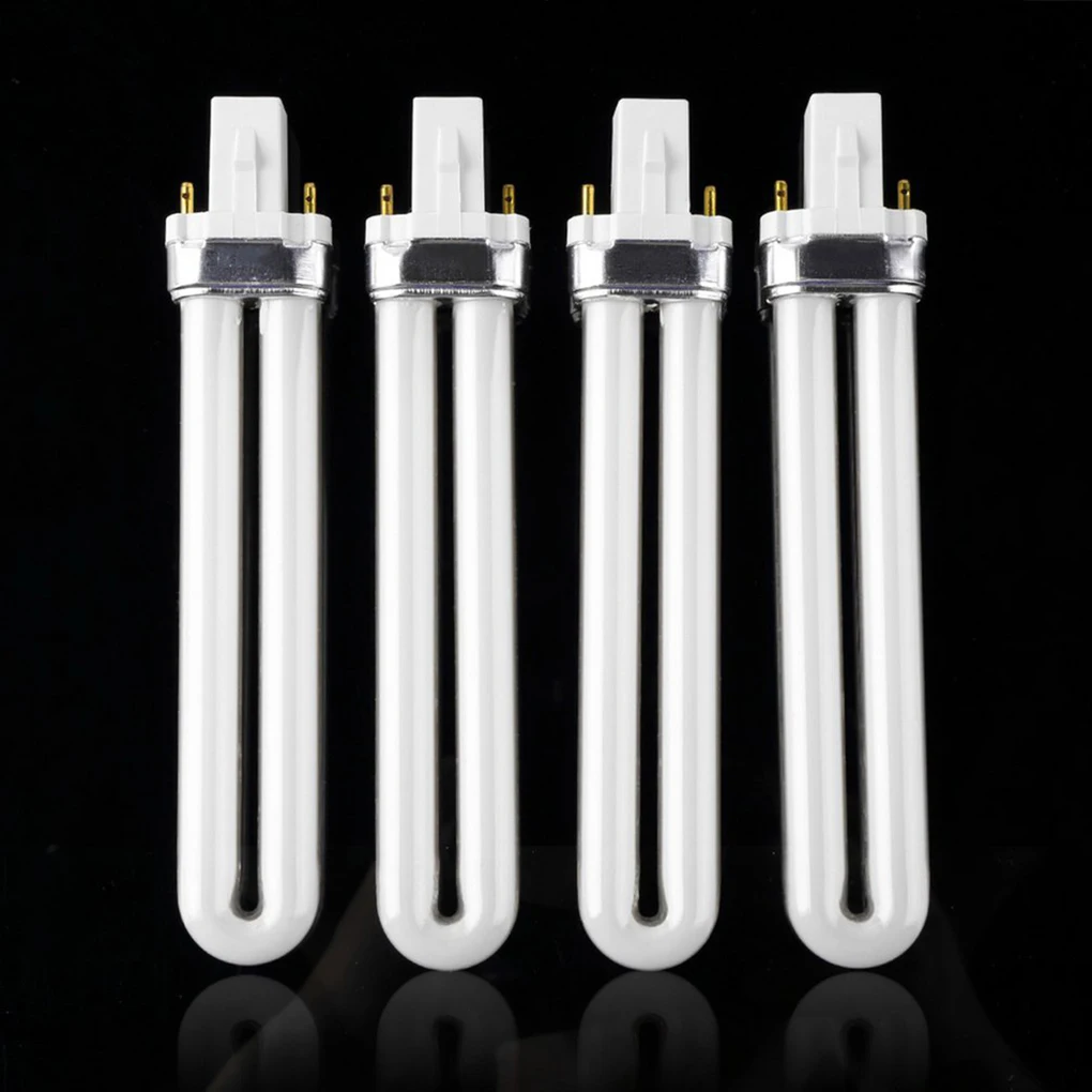 4pcs 9W UV Πήκτωμα Καρφιών Λαμπτήρων Μηχανών Σωλήνων για το Στεγνωτήρα Καρφιών Επαγγελματική Ηλεκτρονική Nail Dryer UV Lamp Αντικατάσταση Σωλήνων