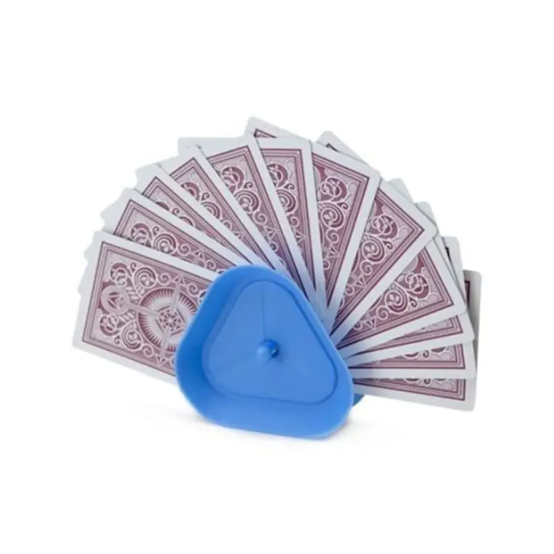 4pcs/set Τρίγωνο Σχήμα Hands-Free Κάρτα Παίζει Κάτοχος Επιτραπέζιο Παιχνίδι Πόκερ Κάθισμα Τεμπέλης Πόκερ Βασικό Παιχνίδι Οργανώνει τα Χέρια