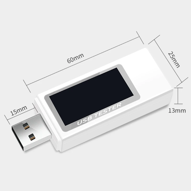 50LF USB Ελεγκτής Ψηφιακό Βολτόμετρο Τρέχουσα Τάση Φορτιστής Ικανότητα του Ανιχνευτή Δείκτη