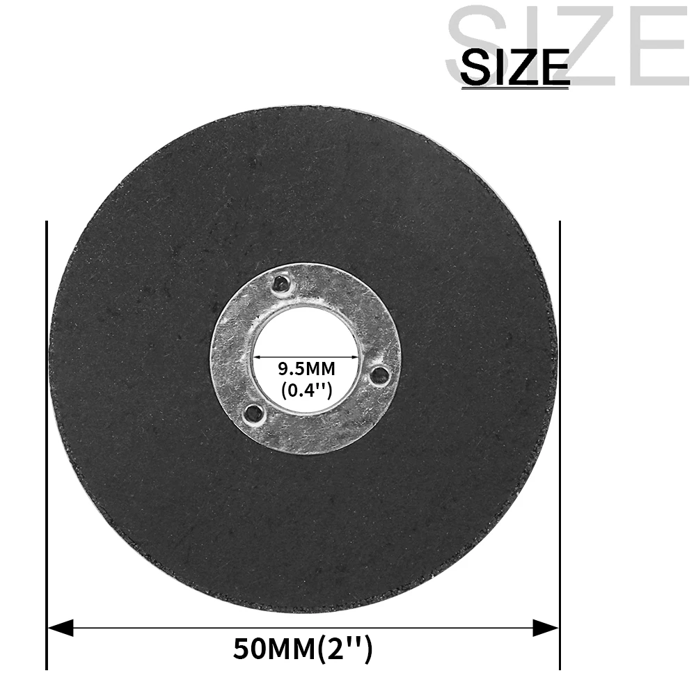 6-100pc Διάμετρος 50mm Ινών του Δίσκου Κοπής Για το Μύλο Γωνίας του Δίσκου Κοπής Πέτρα Κεραμίδι Metel την Κυκλική Λεπίδα Πριονιών