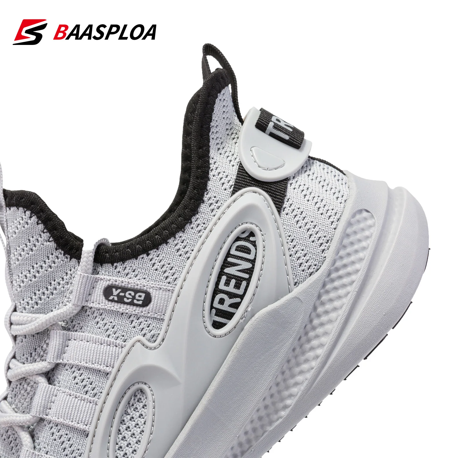 Baasploa ατόμων Μόδας Αναπνεύσιμα Παπούτσια Τρέχοντας Παπούτσια Ελαφρύ Άνετα Ελαφριά Απορρόφηση των κραδασμών Αρσενικό Παπούτσια του Τένις