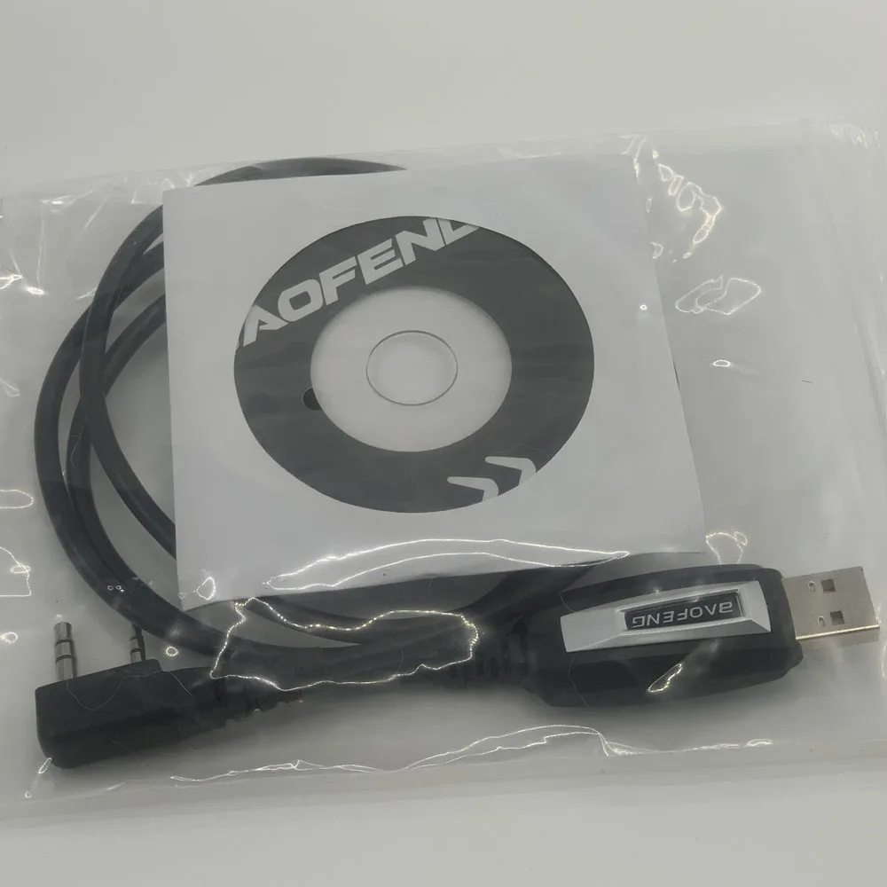 BaoFeng Αρχικό USB Καλώδιο Προγραμματισμού για το BAOFENG UV-16R Pro Ομιλούσα ταινία walkie για UV5R/UV10R/UV16R/888S Με τον Οδηγό του CD