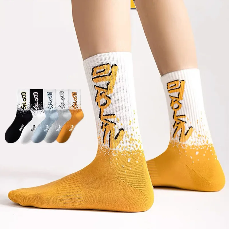Casual αναπνεύσιμος χαριτωμένες κάλτσες βαμβακιού Γυναικών κάλτσες Στερεά κάλτσες Μόδας γράμματα Γυναικών Harajuki Kawaii κάλτσες
