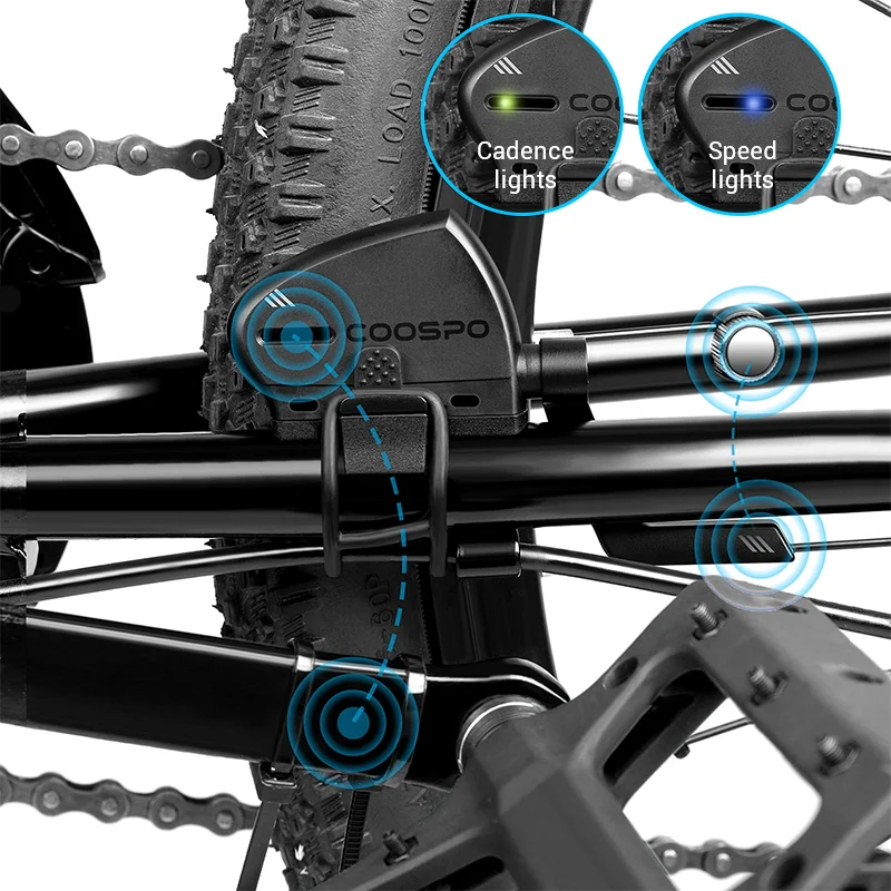CooSpo Νέο Ποδήλατο Ταχύτητα, Cadence Dual-Mode Σύστημα 5.0 ΑΝΤ Ασύρματη Αδιάβροχη Για Wahoo Zwif Garmin Etrex Διπλός Αισθητήρας Bluetooth