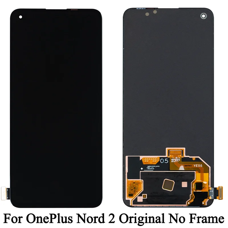 DN2101 DN2103 100% το Νέο Αρχικό Lcd Για το OnePlus Nord 2 5G Digitizer Οθόνης Αφής Επίδειξης Επιτροπής Συνέλευση LCD ΜΕ το ΠΛΑΊΣΙΟ
