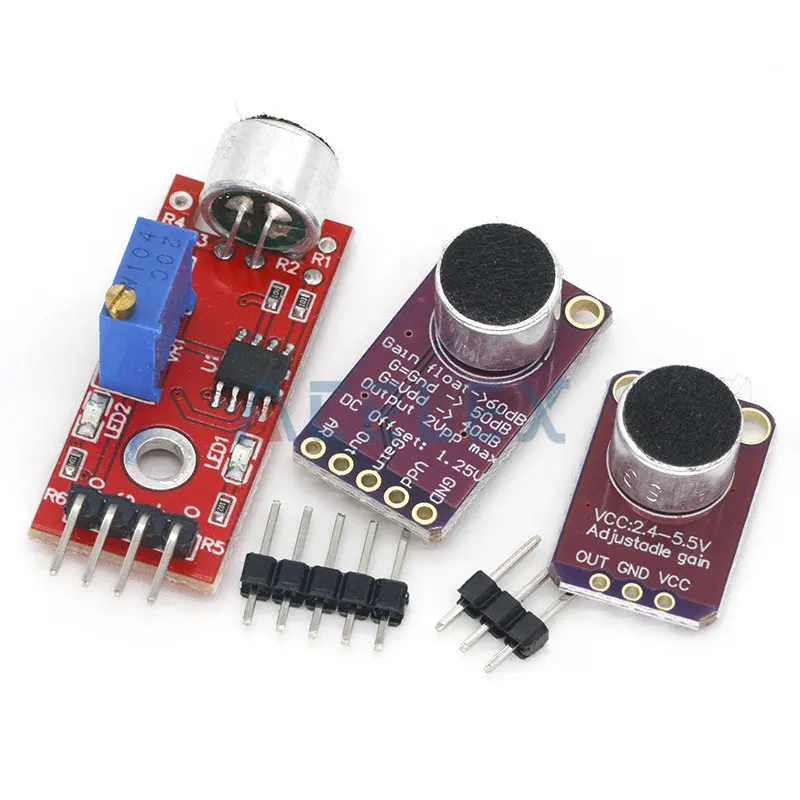 Electret Μικρόφωνο Ενισχυτής Σταθερή MAX9814 ενότητα Αυτόματος Έλεγχος Κέρδους MAX4466