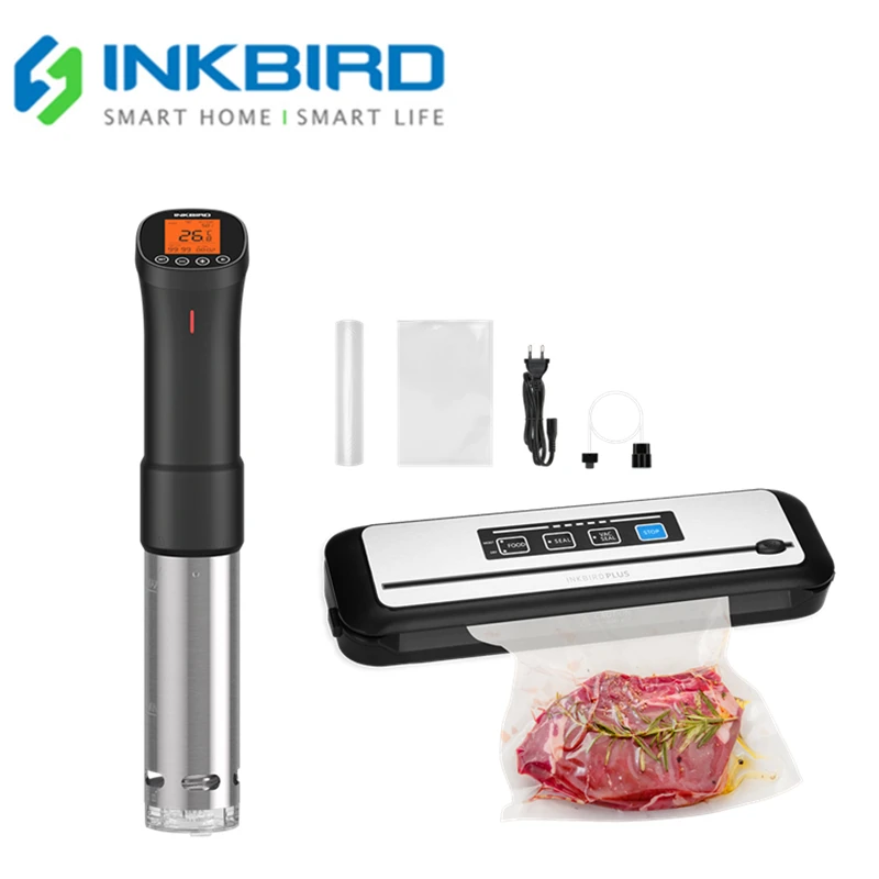 INKBIRD Υγιεινό τρόπο Ζωής Συνιστάται!Sous Vide Wi-Fi ΠΔΕ-200W Αργή Κουζίνα 1000W Βύθισης Κυκλοφορητή+Vacuum Sealer Σφράγιση Εργαλείο