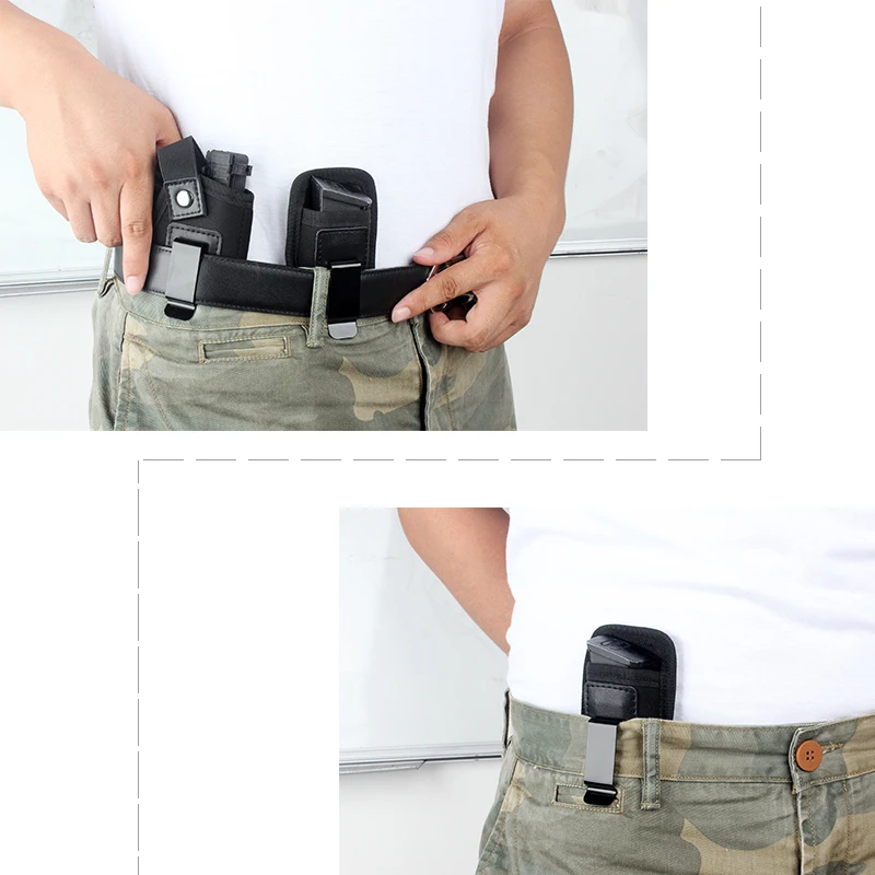 Kosibate Τακτικό Περιοδικό Σακούλα Νάυλον Πιστόλι Διπλής Στοίβας 9mm κρυφές Carry Glock 17 19 21 Beretta 92 XD Θήκη Mag Pouch
