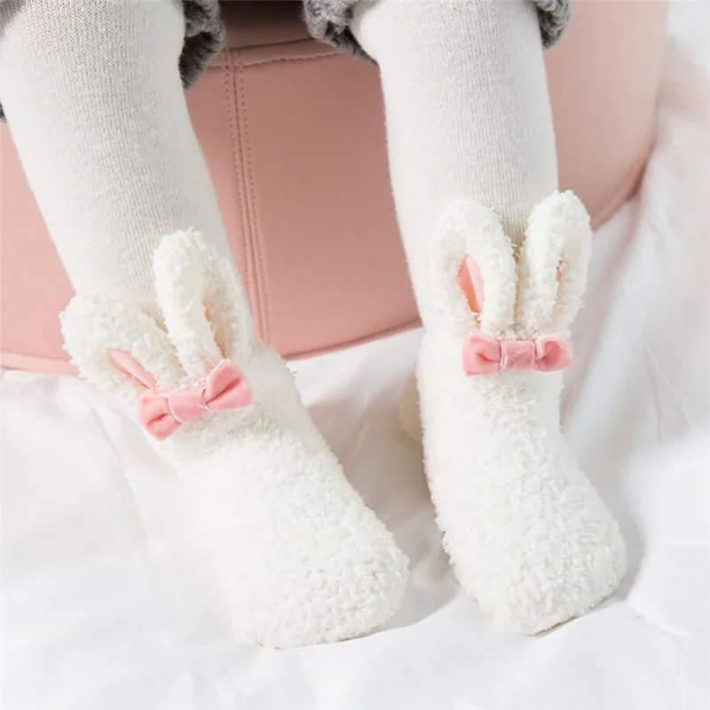 Lawadka 0-24M το Δέρας Κοραλλιών Νεογέννητο Μωρό Κορίτσια Κάλτσες Μαλακό Χαριτωμένο Κουνέλι Νηπίων Κάλτσες Για τα Κορίτσια 2023 Χειμώνα Παιδί Αξεσουάρ Νέα