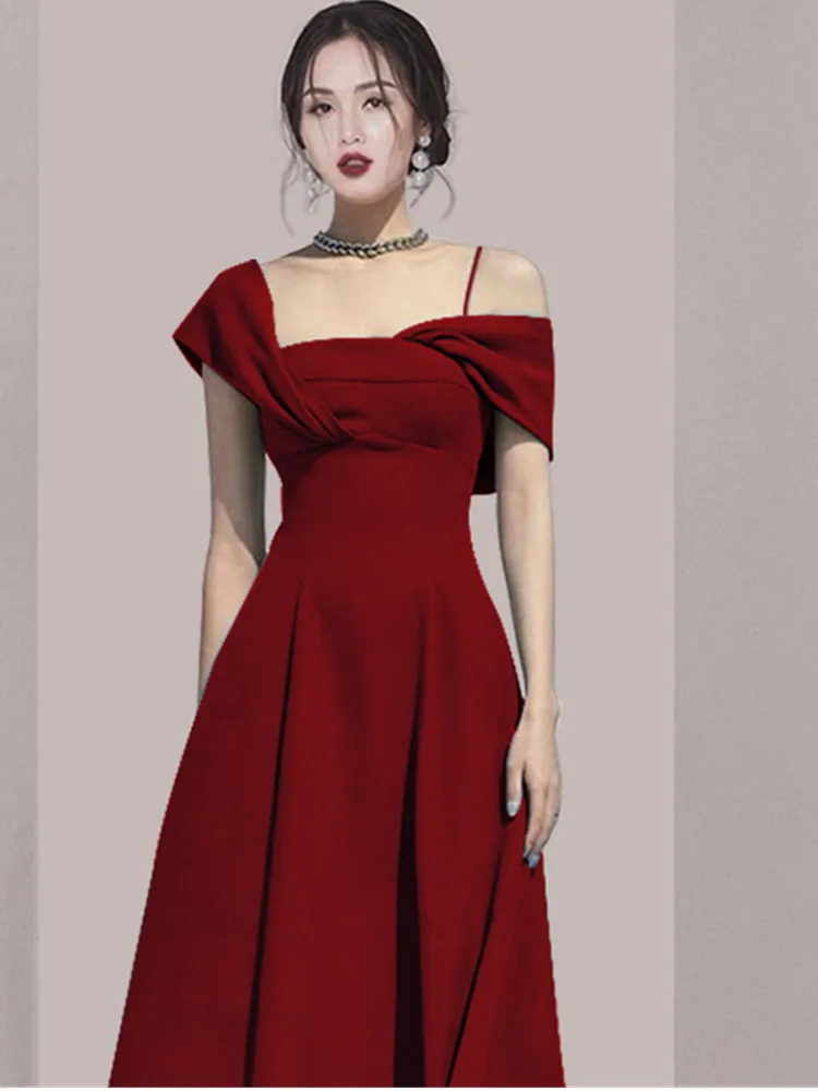 SMTHMA Νέο Διάδρομο της Μόδας Σχεδιαστής Καλοκαίρι Λεπτή Γραμμή Φορέματα Κόμματος Κυρία Vintage Κομψό Γενέθλια του Midi Φορεμάτων Ρόμπες