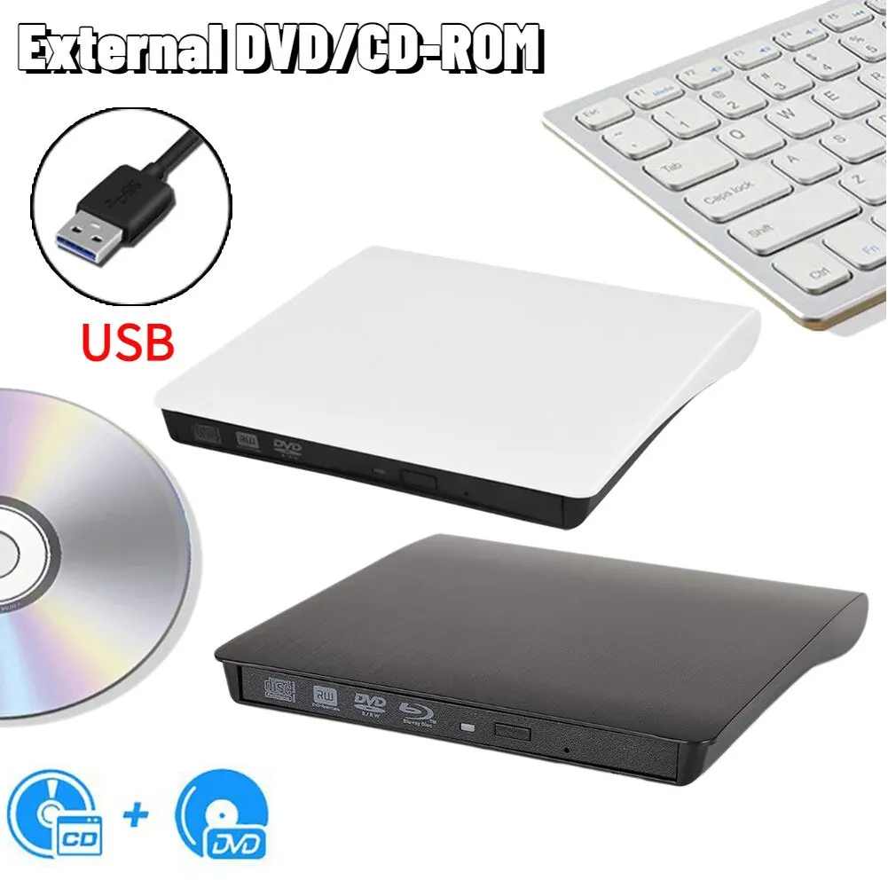 USB 3.0 Εξωτερικό DVD CD Καυστήρα Μονάδα Οπτικού Δίσκου CD-ROM Disk Reader DVD RW Burner CD Writer Περίφραξη Για Laptor PC