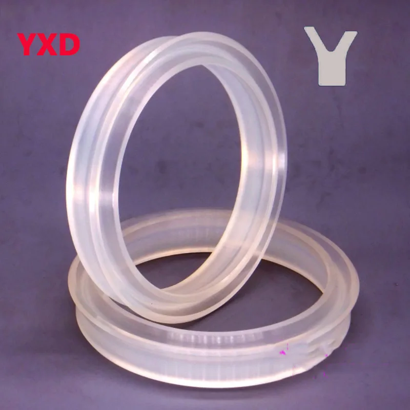 YXD PU Υδραυλικός Κύλινδρος Ράβδων Εμβόλων Αυλακωμένη το U Χειλικό Δαχτυλίδι Στόλισμα παρεμβυσμάτων Ελαίου Διαφανής Αντοχή Σφραγίζοντας Δαχτυλίδι Εμβόλων Τρύπα
