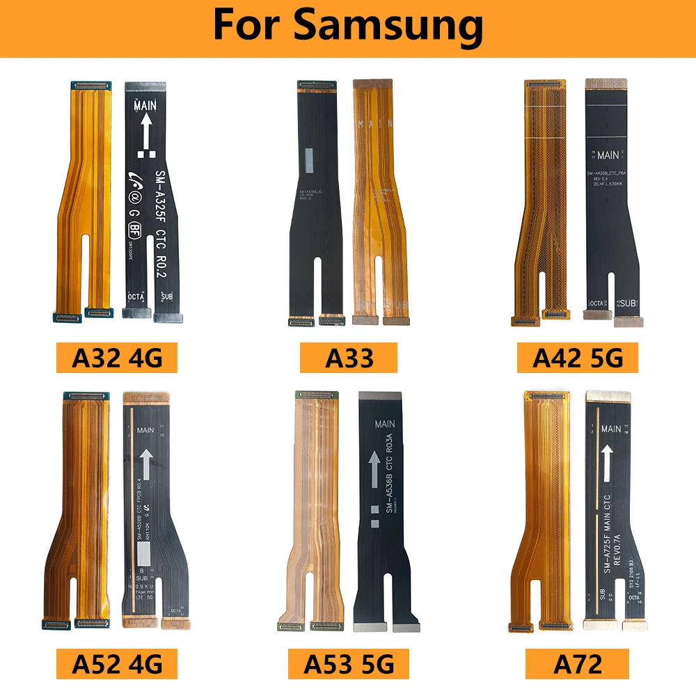 Αρχική Κύριων Πινάκων Αντικατάστασης Motherboard Connector Flex Καλώδιο Για Samsung Galaxy Α21 A72 A22 A33 A42 Α52 A32 4G A53 5G A73