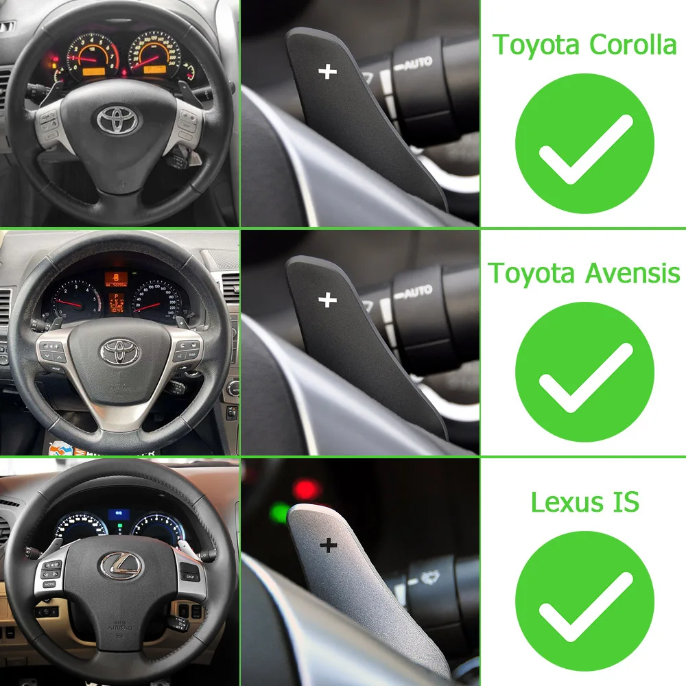 Για Toyota Avensis Corolla AMT XEI Lexus IS350 IS250 XE20 CT200h 2011 τιμονιών Αυτοκινήτων Shifter Κουπιά Ταχυτήτων DSG Επεκτείνει την Αυτοκόλλητη ετικέττα