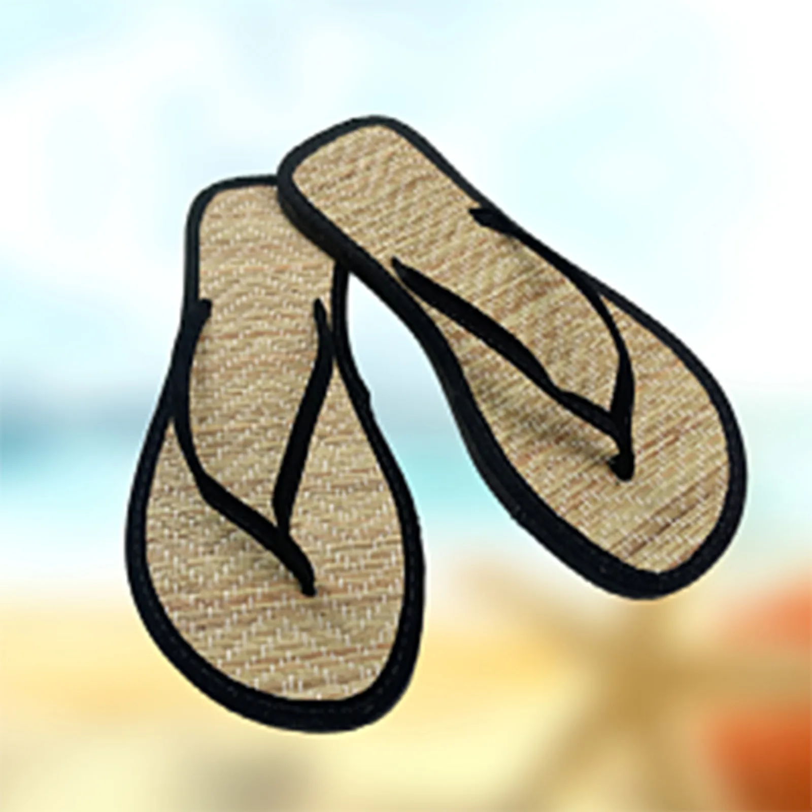 Γυναικών Flat σαγιονάρες Παντόφλες Άνετα αντιολισθητικά Σανδάλια Bamboo Rattan Flip Flop Σπίτι Μπάνιο Μόδας Παντόφλες Zapatos