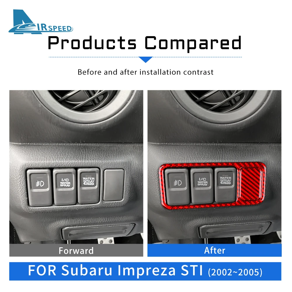 Η αυτοκόλλητη ετικέττα για το Subaru Impreza STI 2002 2003 2004 2005 Προβολέα Ρυθμίστε την Κάλυψη Περιποίησης Αυτοκινήτων Προβολέων Διακόπτης Ρυθμίζει το Πλαίσιο Αξεσουάρ