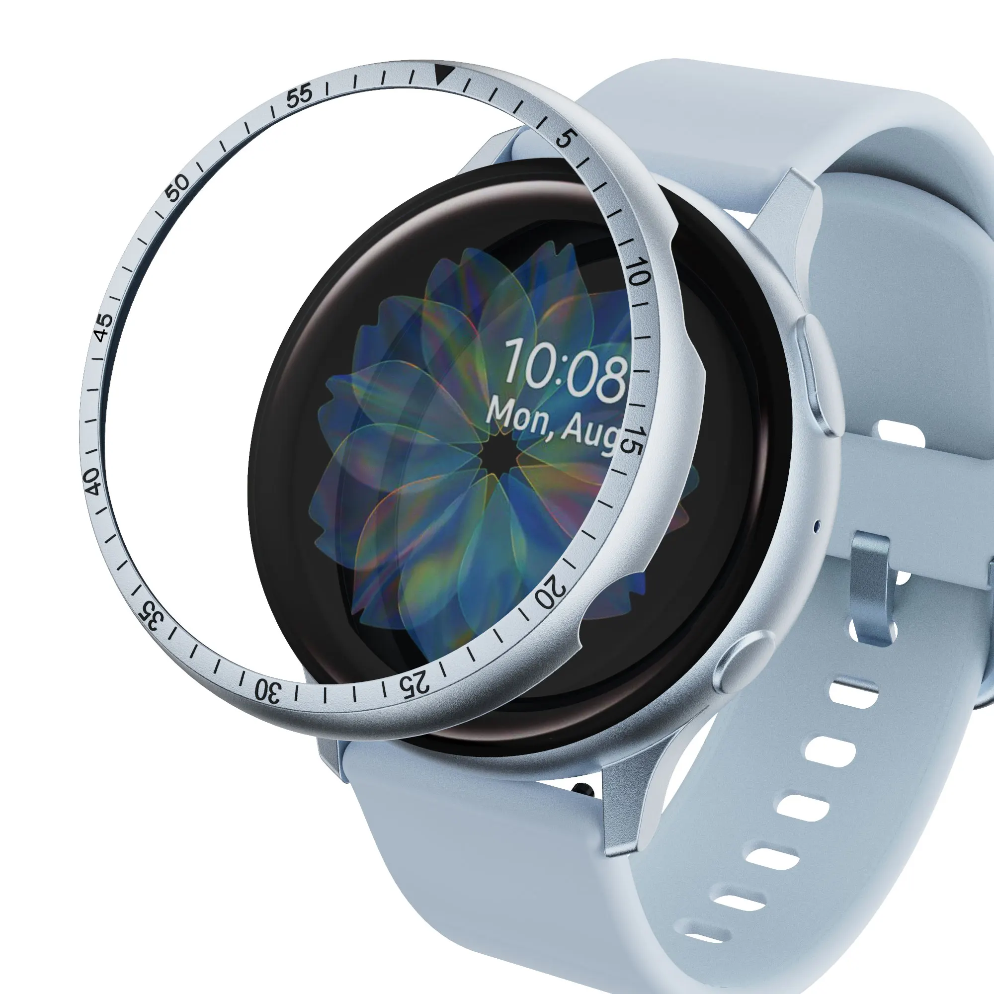 Κράμα αργιλίου Ρολόι Bezel Πλαισίων Κάλυψης Για το Samsung Galaxy ρολόι ενεργό 2 40MM 44MM Αντι Γρατσουνιών με το Δαχτυλίδι Μετάλλων Έξυπνο Ρολόι Αξεσουάρ