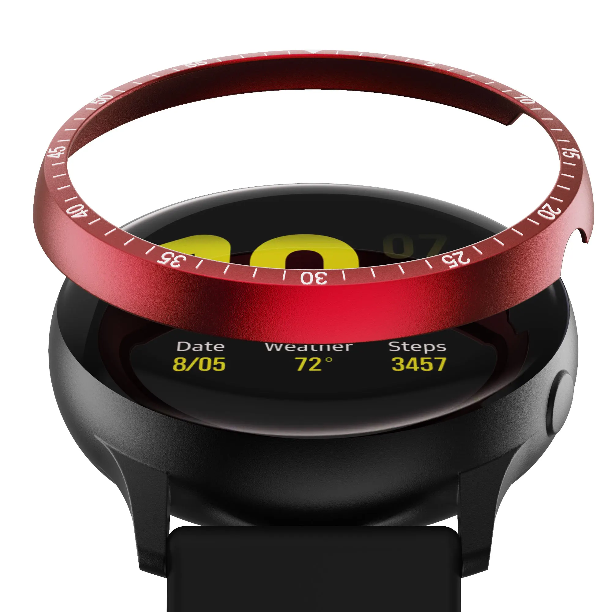 Κράμα αργιλίου Ρολόι Bezel Πλαισίων Κάλυψης Για το Samsung Galaxy ρολόι ενεργό 2 40MM 44MM Αντι Γρατσουνιών με το Δαχτυλίδι Μετάλλων Έξυπνο Ρολόι Αξεσουάρ