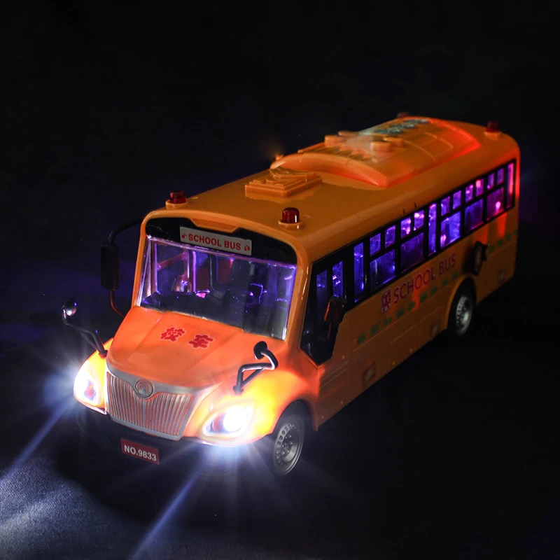 Μεγάλο Μέγεθος Παιδιά Σχολικό Λεωφορείο Υψηλής Ποιότητας Μοντέλο-Παιχνίδι Αδράνεια Αυτοκίνητο με τον Ήχο από το Φως για τα Παιδιά Παιχνίδια για Παιδιά Σχολικό Λεωφορείο Παιχνίδι Μοντέλο