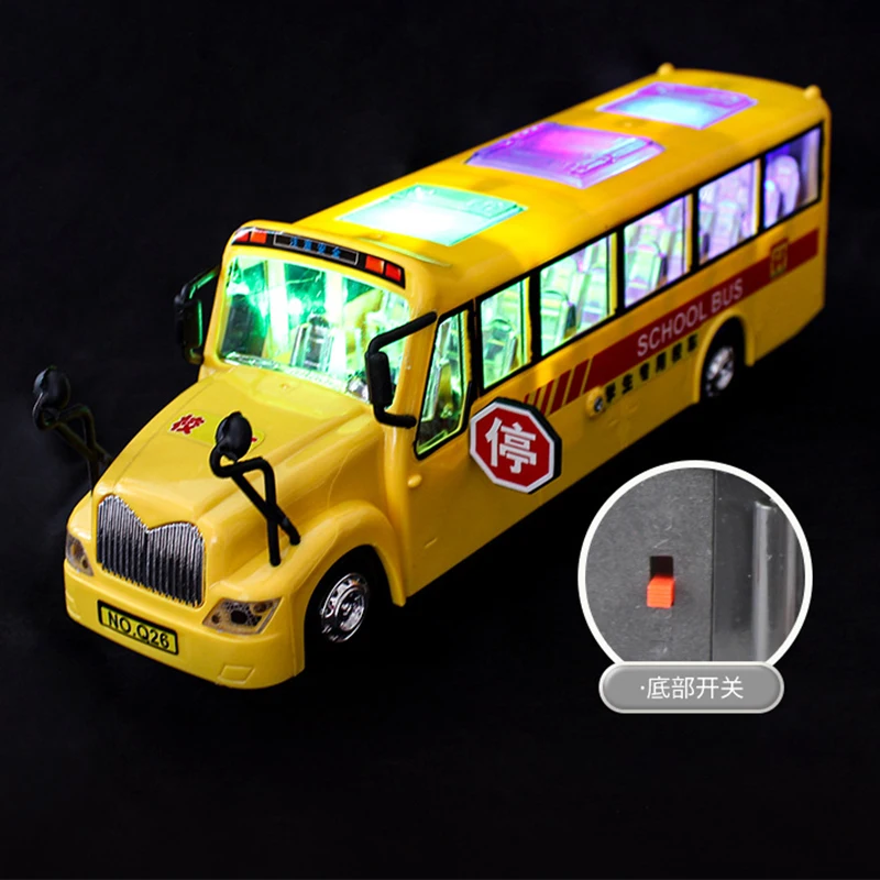 Μεγάλο Μέγεθος Παιδιά Σχολικό Λεωφορείο Υψηλής Ποιότητας Μοντέλο-Παιχνίδι Αδράνεια Αυτοκίνητο με τον Ήχο από το Φως για τα Παιδιά Παιχνίδια για Παιδιά Σχολικό Λεωφορείο Παιχνίδι Μοντέλο