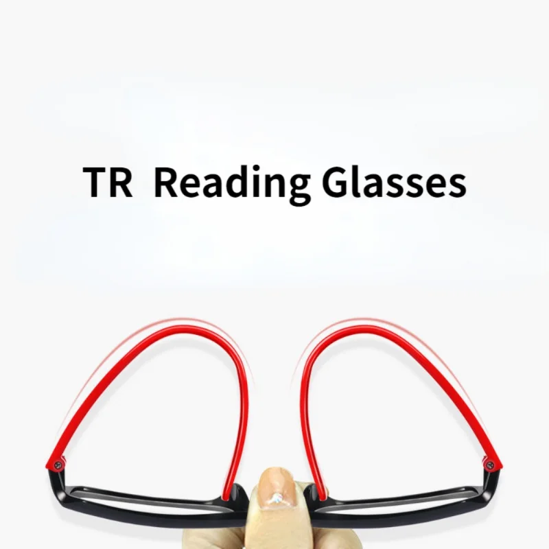 Μικρό Τετράγωνο Πλαίσιο Γυαλιά Ανάγνωσης για τις Γυναίκες, Αντι Κόπωση Ρητίνη Γυαλιά Presbyopic +1,0 Έως +4.0