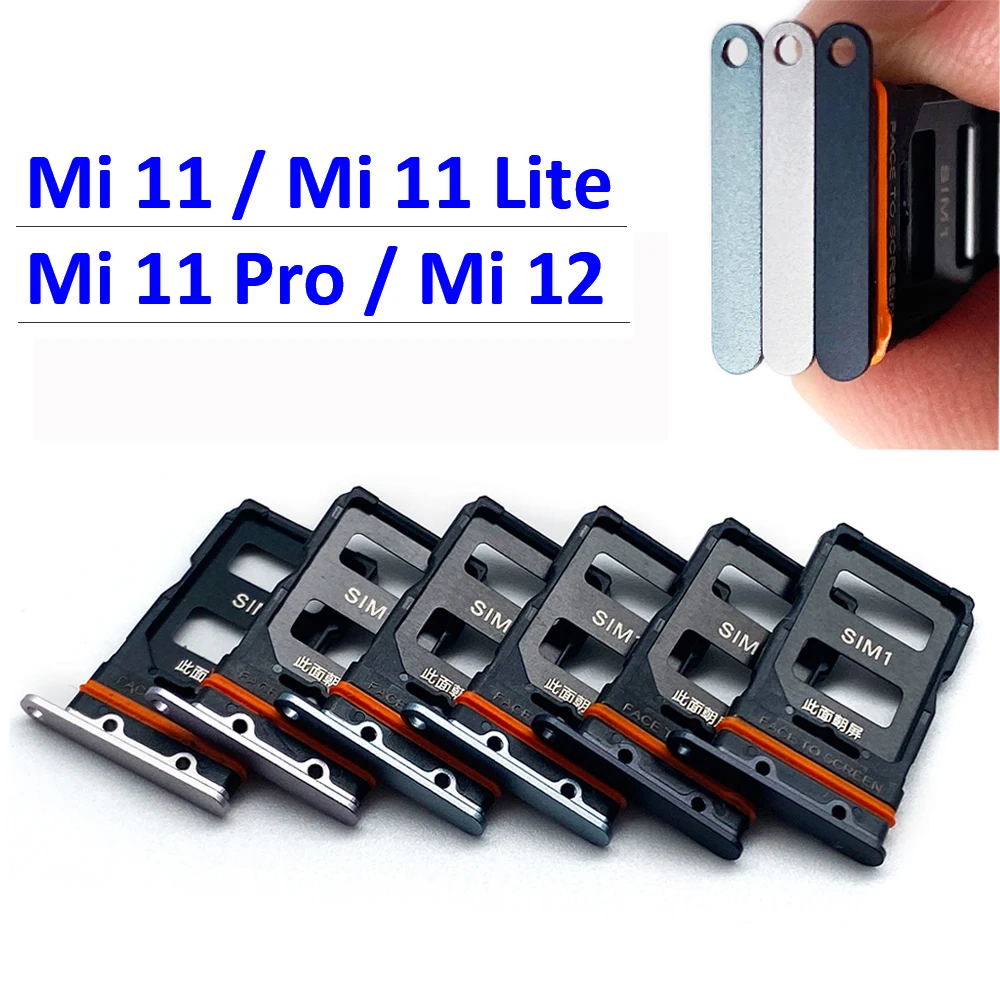 Νέα θήκη της Κάρτας Sim Δίσκο Αντικατάστασης Για το Xiaomi Mi 11 12 11T / Pro 11/ 11 Lite / 11T Pro Υποδοχή Κάρτας SIM Προσαρμοστής Υποδοχών