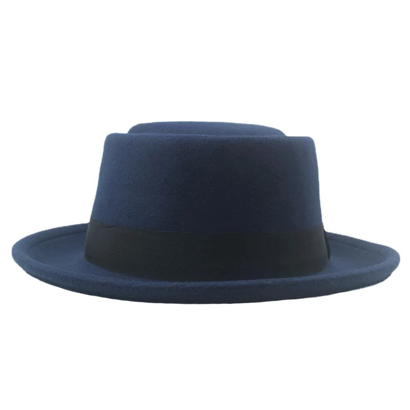 Νέα Χειμώνα Κύριος Καπέλα Φθινόπωρο Επίπεδη Κορυφή Καπέλο Ρετρό Άνδρες Καπέλα Ευρύ Χείλος Jazz Cap Άνθρωπος Κομψό Στρογγυλό Καπέλο Υπαίθρια Καπέλα Ήλιων