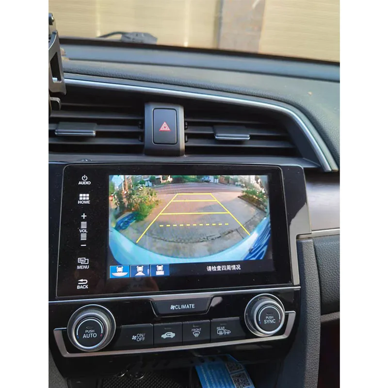 Οπισθοσκόπος Κάμερα εξαρτήματα Για Honda Civic 2016~2021 HD Νυχτερινής Όρασης CCD Αντιγράφων ασφαλείας Αντίστροφη Κάμερα χώρων Στάθμευσης
