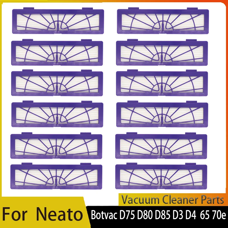 Φίλτρα για Neato Botvac Ρομποτικής Σειρά Δ D75 D80 D85 Συνδεδεμένοι D3 D5 Botvac 65 70e 75 80 85 Ηλεκτρική Σκούπα Μέρη Αντικατάστασης