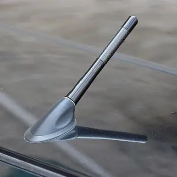 Άνθρακα Ινών Μετάλλων Κοντή κεραία αυτοκινήτου με Τροποποιημένο Ραδιο Κεραία για το Καθολικό Αυτοκίνητο Kit κεραία αυτοκινήτων antena carro