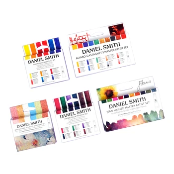 Αμερικανός Ντάνιελ Σμιθ ακουαρέλα χρώμα 6-χρώμα 10color μεταλλικό χρώμα βάσης χρώμα Alvaro acuarelas σύνολο ζωγραφική προμήθειες τέχνης