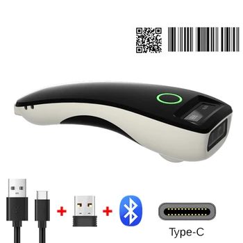 Ανιχνευτής γραμμωτών κωδίκων W6 C70 Ασύρματο 1D 2D CMOS USB Ανιχνευτών Bluetooth Μίνι Τσέπη QR Reader IOS Android Windows για το Κινητό Πληρωμής