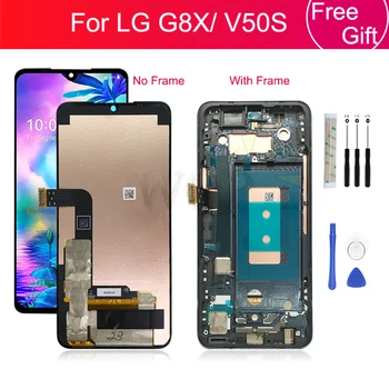 Αρχικά Για το LG G8X ThinQ Digitizer Οθόνης Αφής Επίδειξης LCD Συνέλευση Με το Πλαίσιο Οθόνης Για το LG V50S LCD LLMG850EMW Αντικατάσταση